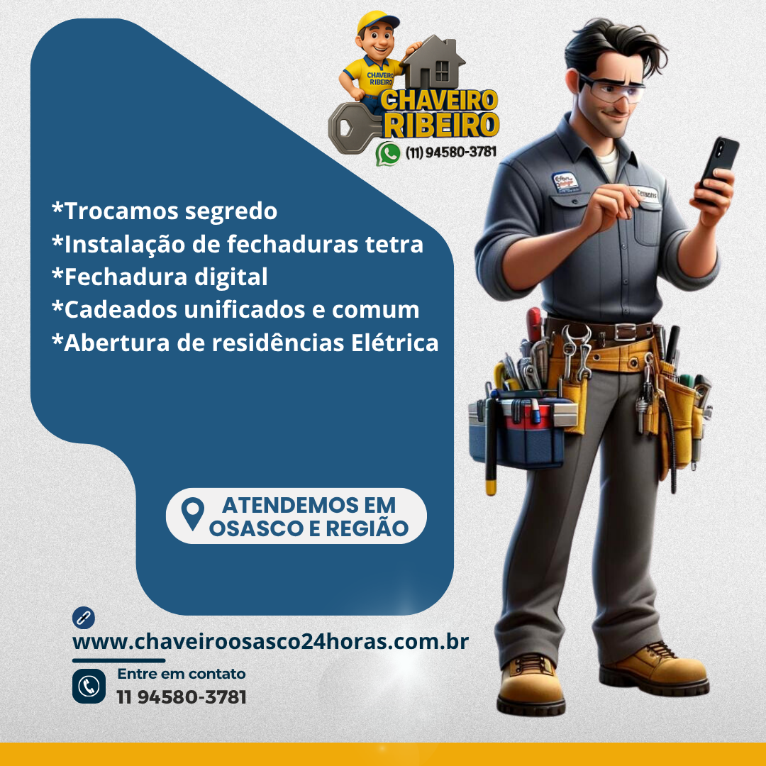 Chaveiro Osasco Barueri e alphaville